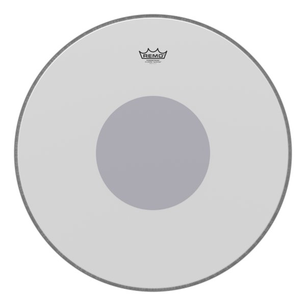 24" Powerstroke P3 Coated Black Dot Drumhead