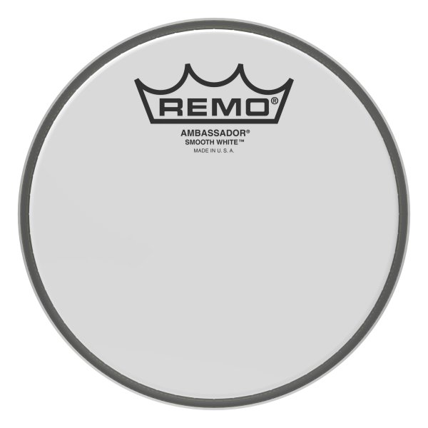 Ambassador® Smooth White™ Drumhead 6"