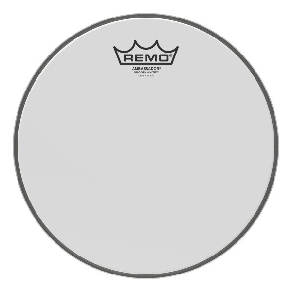 Ambassador® Smooth White™ Drumhead 10"