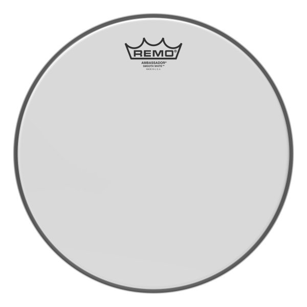 Ambassador® Smooth White™ Drumhead 12"