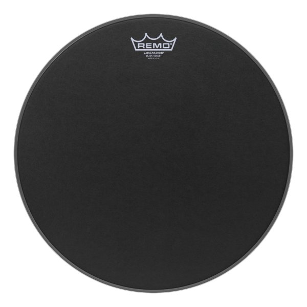 Ambassador® Black Suede™ Drumhead, 15"