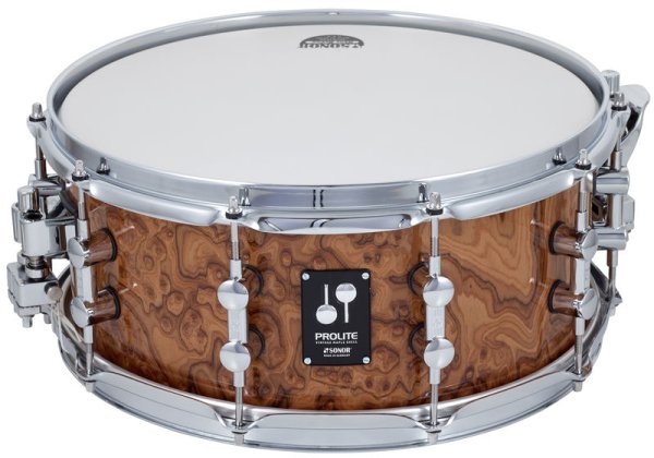 ProLite Series PL 12 14x6 in. Snare Drum, Chocolate Burl