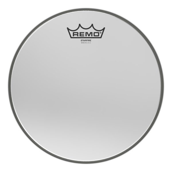 CR-0010-00 Ambassador® Starfire Drumhead - Chrome, 10"