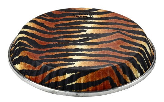 Symmetry Skyndeep Conga Drumhead - Tiger Stripe Graphic, 12.50"