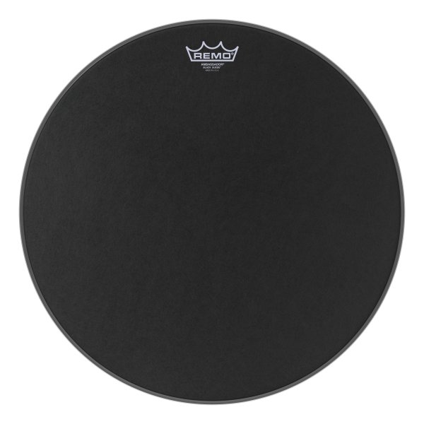 Ambassador® Black Suede™ Drumhead, 18"