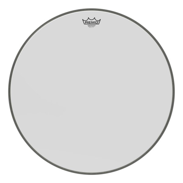 22" Ambassador Smooth White Bass Drum Head