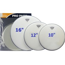 Pro Pack Drum Head Skin Emperer Coated 10″,12″,16″ Inch Free Ambassador 14