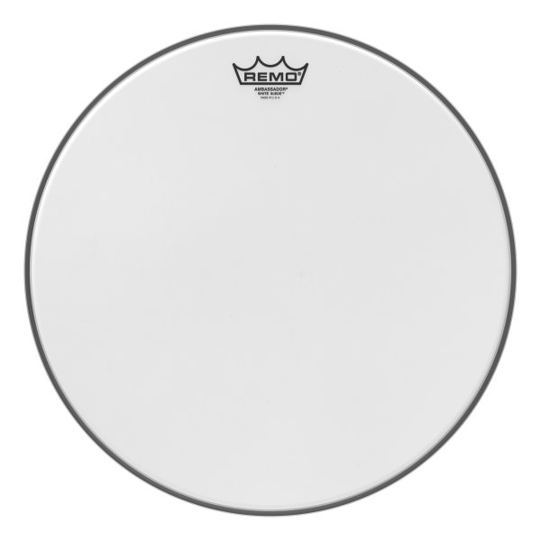 Ambassador® White Suede™ Drumhead, 16"