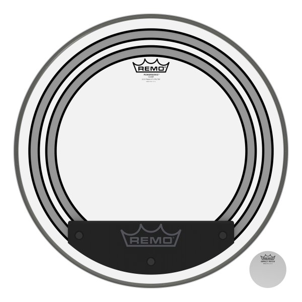 18" Powersonic Clear Bass Drumhead