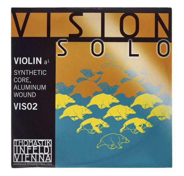 Violin Vision Solo Synthetic Core/Pure Aluminum Wound A