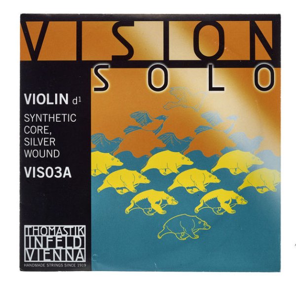 Violin Vision Solo Synthetic Core/Pure Sliver Wound D