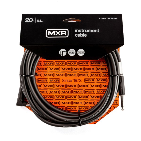 MXR 20 Ft Standard Instrument Cable, Right / Straight