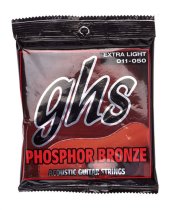 Phosphor Bronze, Acoustic Guitar Strings - Extra Light (.011-.050)