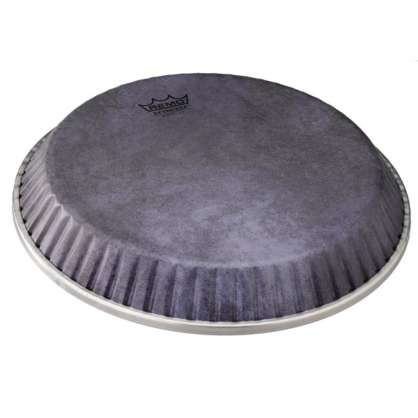 11.06-Inch Skyndeep Black Calfskin Conga Drumhead, D4 Collar