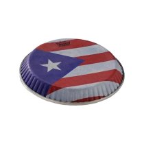 9.75″ Symmetry Skyndeep Conga Head Puerto Rican flag Graphic