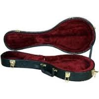 Archtop A-style Mandolin Case Pear Shaped With Plush Lining