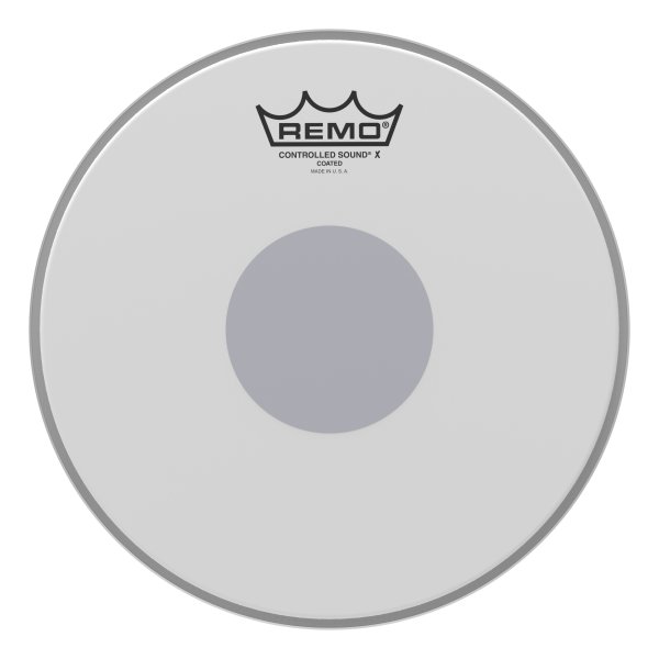 CX-0110-10 Controlled Sound® X Coated Black Dot™ Snare Drumhead - Bottom Black Dot™, 10"